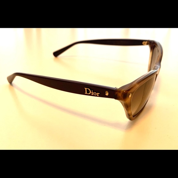 Dior Mohotani Cat Eye Havana Plum Sunglasses - Picture 5 of 9